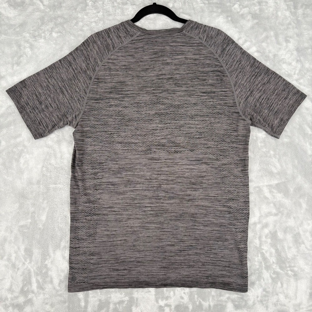 Zella Performance Athletic XL Men's T-Shirt Gray Crew Neck Raglan Heathered - Picture 4 of 7